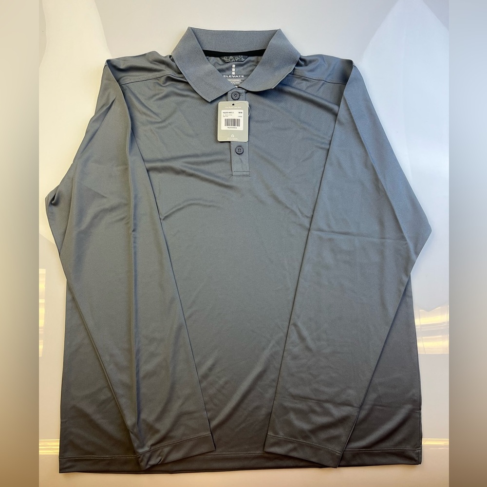 Elevate M-MORI Long sleeve Polo r81-21